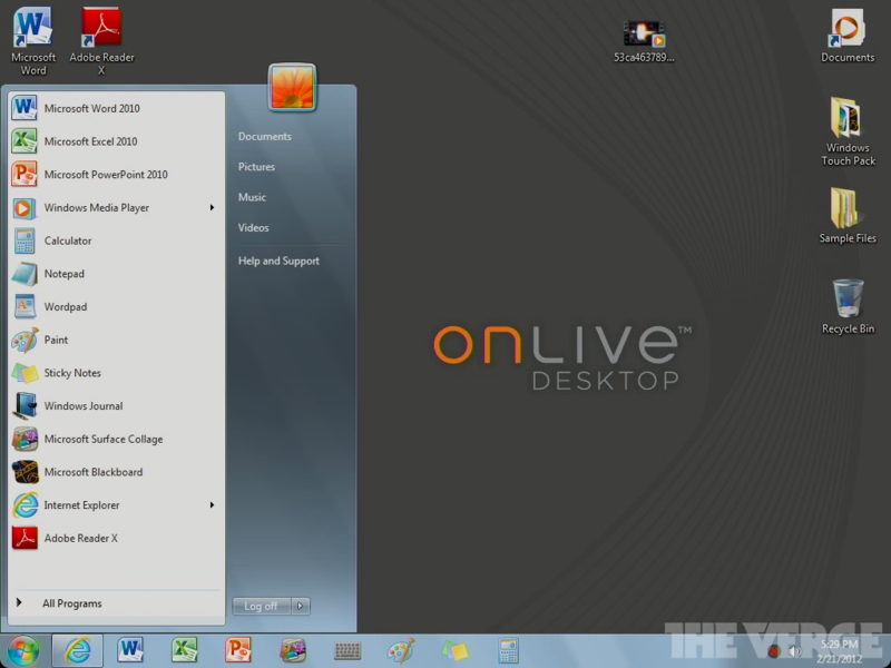 OnLive Desktop Plus превращает iPad в самый мощный Windows-компьютер
